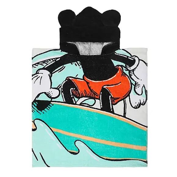 Disney's Mickey Mouse Hooded Towel Poncho - Picture 3 of 5